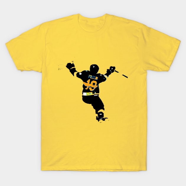 Yes! He Scores! - Hockey Player T-Shirt by Highseller